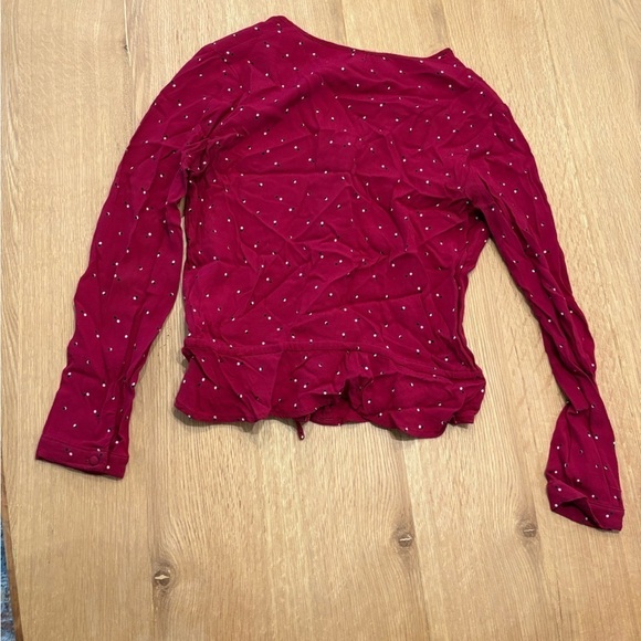 Rails Beaux Dot Print Button Front Peplum - Picture 6 of 6